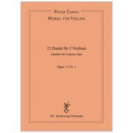 Taban, P.: 12 Duette Op. 11/1 