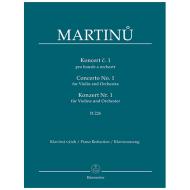 Martinů, B.: Violinkonzert Nr. 1 H 226 