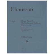 Chausson, E.: Poème Op. 25 Urtext 