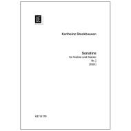 Stockhausen, K.: Violinsonatine 