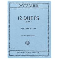 Dotzauer, J. J. F.: 12 Duette Op. 63 