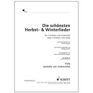 Magolt, M. & H.: Die schönsten Herbst- und Winterlieder Trioheft 