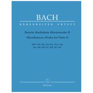 Bach, J. S.: Einzeln überlieferte Klavierwerke II BWV 904, 906, 923, 951, 951a, 944, 946, 948-950, 952, 959, 961, 967 