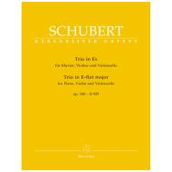 Schubert, F.: Klaviertrio D 929 Op. 100 Es-Dur 