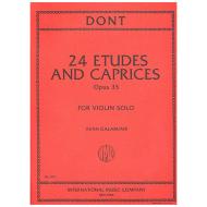 Dont, J.: 24 Etudes and Caprices Op. 35 