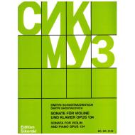 Schostakowitsch, D.: Violinsonate Op. 134 G-Dur 
