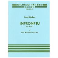Sibelius, J.: Aus »4 Stücke« Nr. 1 Impromptu Op. 78/1 (1915) 