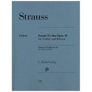 Strauss, R.: Violinsonate Op. 18 Es-Dur 