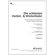 Magolt, M. & H.: Die schönsten Herbst- und Winterlieder Trioheft 