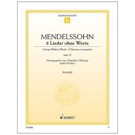 Mendelssohn Bartholdy, F.: 6 Lieder ohne Worte Op. 19 