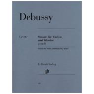 Debussy, C.: Violinsonate g-Moll (1916/17) 