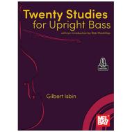 Isbin, G.: Twenty Studies for upright bass (+Online Audio) 