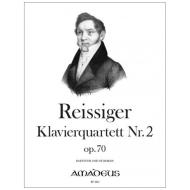 Reissiger, C.G.: Klavierquartett Nr. 2 in c-moll op. 70 