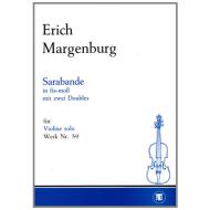 Margenburg, E.: Sarabande Fis-Dur mit zwei Doubles 