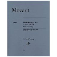 Mozart, W. A.: Violinkonzert Nr. 2 KV 211 D-Dur 