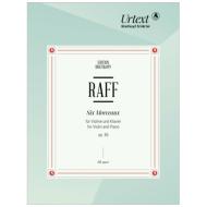 Raff, J.: Six Morceaux op. 85 