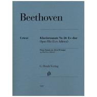 Beethoven, L. v.: Klaviersonate Nr. 26 Op. 81a  Es-Dur »Les Adieux« 