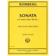 Romberg, B. H.: Sonate Op. 38/1 e-Moll 