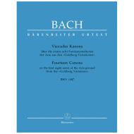 Bach, J. S.: Vierzehn Kanons BWV 1087 