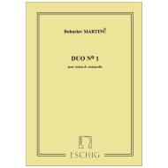 Martinů, B.: Duo Nr. 1 