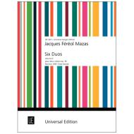 Mazas, J. F.: 6 Violinduos Op. 39 Band 2 