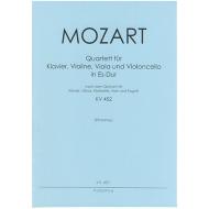 Mozart, W. A.: Klavierquartett Es-Dur nach KV 452 