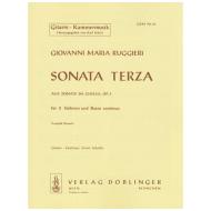 Ruggieri, G. M.: Sonata terza B-Dur Op. 3 