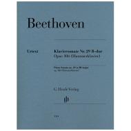Beethoven, L. v.: Piano Sonata no. 29 B flat major op. 106 (Hammerklavier) 