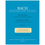 Bach, J. S.: Violinkonzert BWV 1042 E-Dur 