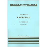 Sibelius, J.: Aus »6 Morceaux« Nr. 4 Sérénade Op. 79/4 (1916) 