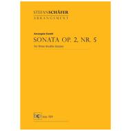 Corelli, A: Kontrabasssonate Op.2 Nr.5 
