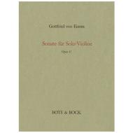 Einem, G. v.: Sonate Op. 47 