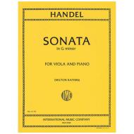 Händel, G. F.: Violasonate g-Moll 