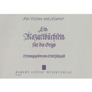 Mozart, W. A.: Ein Mozartbüchlein für die Geige 
