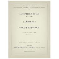 Rolla, A.: 2 Duos Op. 6/1 C-Dur und Op. 6/2 g-Moll 