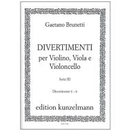 Brunetti, G.: Divertimenti 4-6 