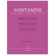 Saint-Saëns, C.: Streichquartett Nr. 2 Op. 153 G-Dur 