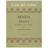 Benda, F.: Violinsonate Op. 1/2 A-Dur 