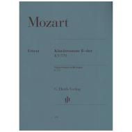 Mozart, W. A.: Klaviersonate B-Dur KV 570 