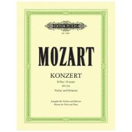 Mozart, W. A.: Violinkonzert Nr. 4 KV 218 D-Dur 