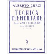 Curci, A.: Tecnica elementare delle scale e degli arpeggi (1a posizione) 
