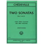 Chedeville, N.: 2 Sonaten Op. 8 Nr. 3 +6 