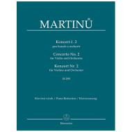 Martinů, B.: Violinkonzert Nr. 2 H 293 