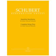 Schubert, F.: Sämtliche Streichtrios 