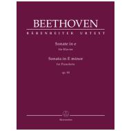 Beethoven, L. v.: Klaviersonate Op. 90 e-Moll 