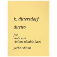 Dittersdorf, K.D.v.: Duetto Es-Dur 