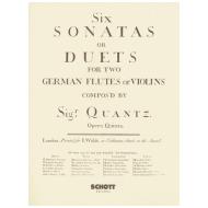 Quantz, J. J.: 6 Sonatas or Duets 