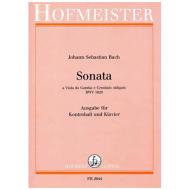 Bach, J. S.: Kontrabasssonate BWV 1028 