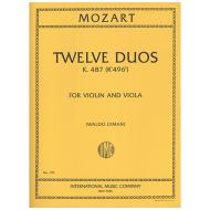 Mozart, W. A.: 12 Duos KV 487 (496a) »Kegelduette« 