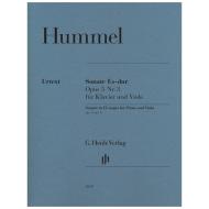 Hummel, J. N.: Violasonate Op. 5/3 Es-Dur 